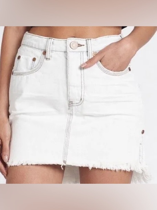 Dresses & Skirts - One Teaspoon low waist Mini Denim Skirt - Size 22